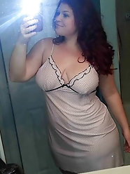 Lewd BBW prostitute is getting pleasure on pictures